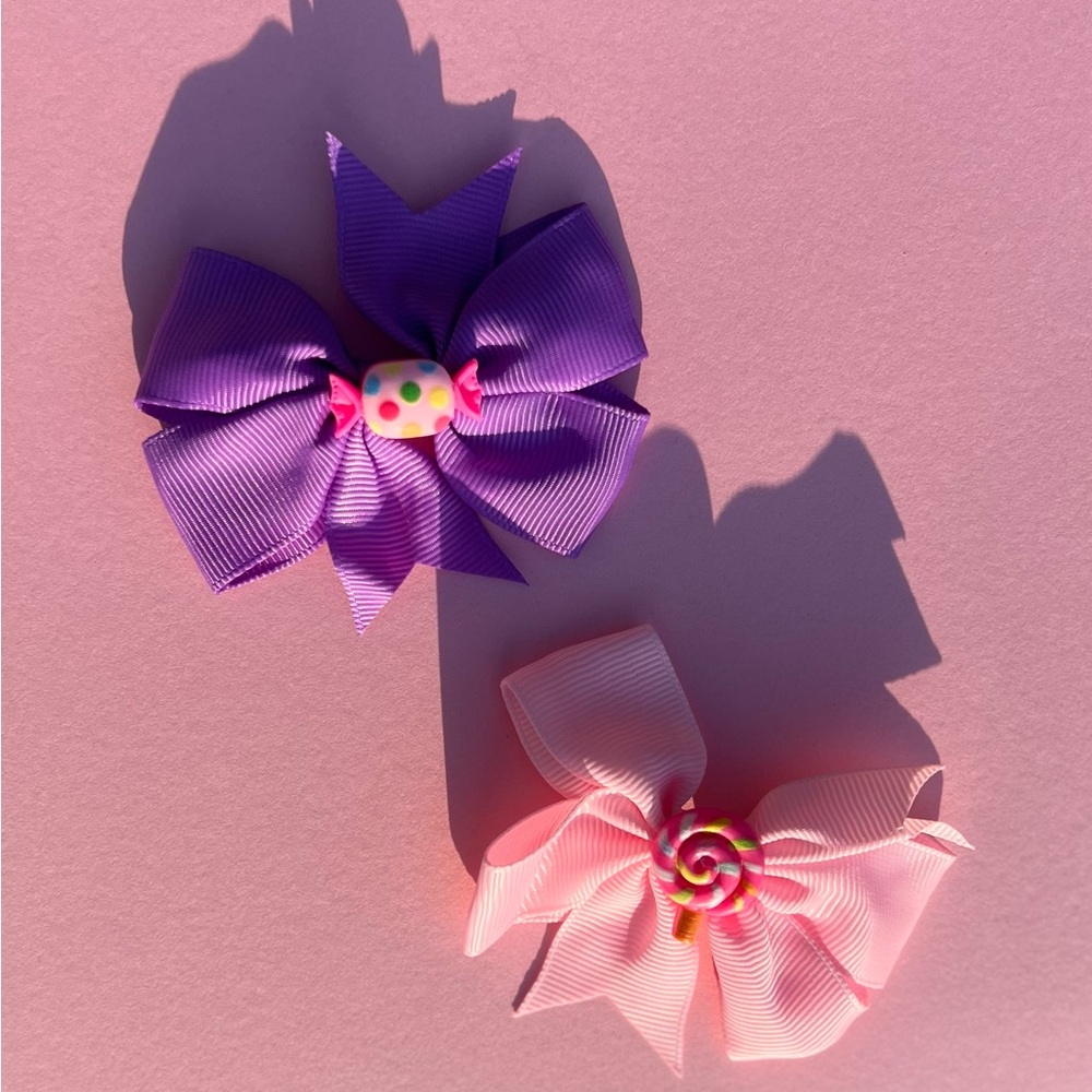Small Hair Bows for Kids - Candy Hair Bows - Mix & Match Hair Bows - Picture 11 of 14
